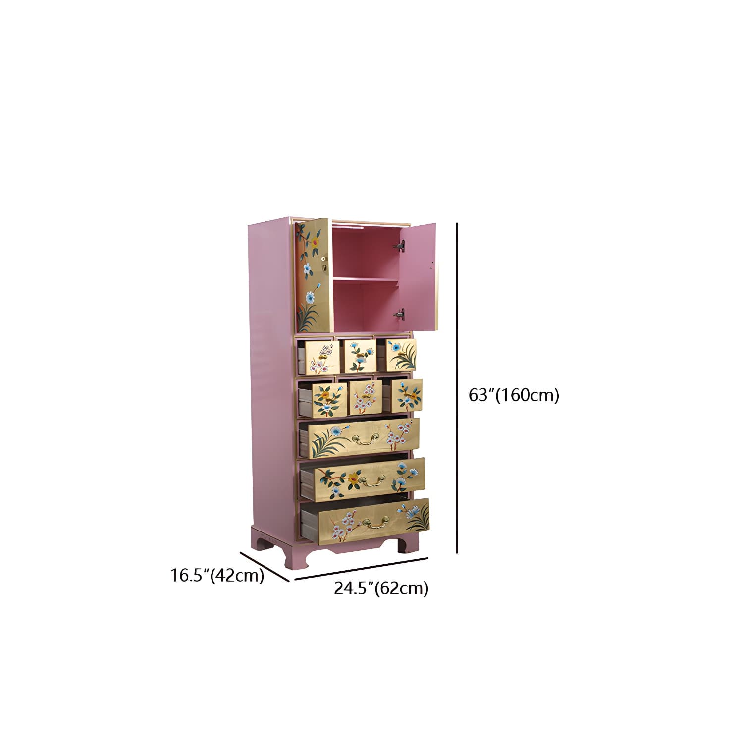 Classic Glam Dresser Solid Wood Storage Chest Dresser with 5/6/7/8/9 Drawers thumbnail 20