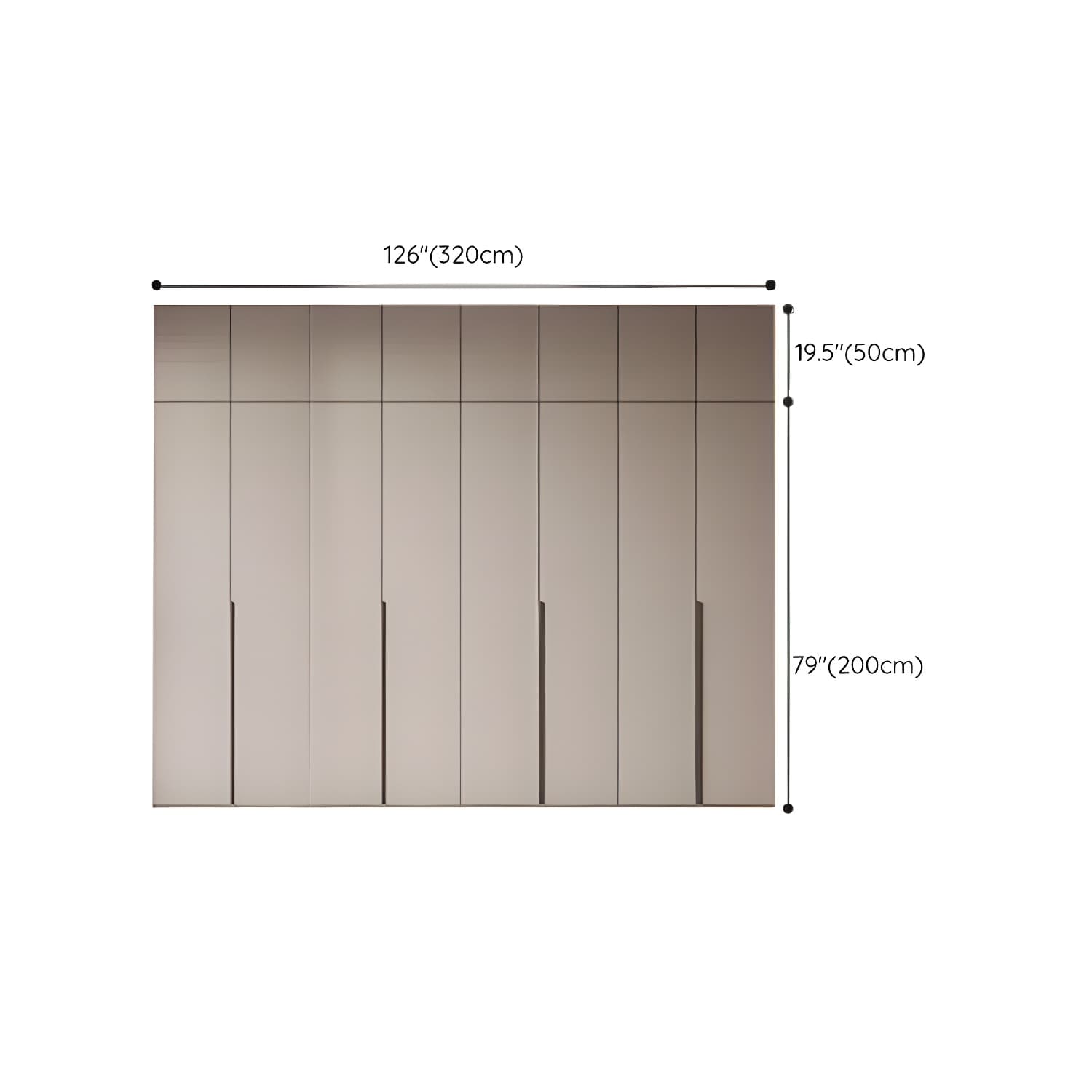Modern Grey Wood Armoire with Solid Construction and Limited Warranty thumbnail 33