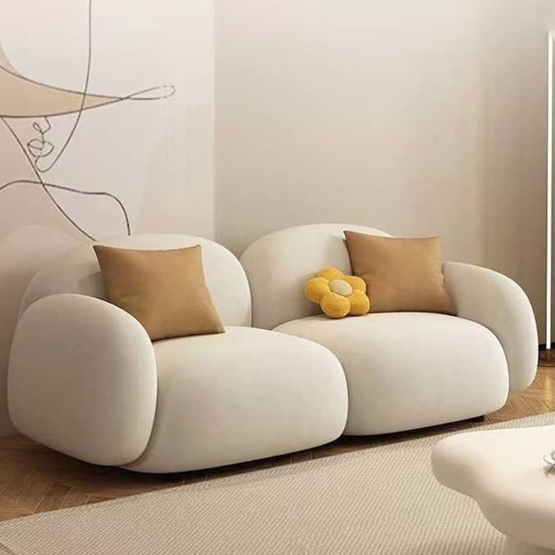 Grey/Green/Coffee Upholstered Cushioned Loveseat with Armrest Living Room thumbnail 6