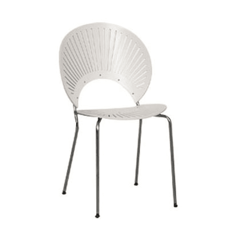 Dining Room Sturdy Side Chair with Outlined Frame and Foot Pads thumbnail 19