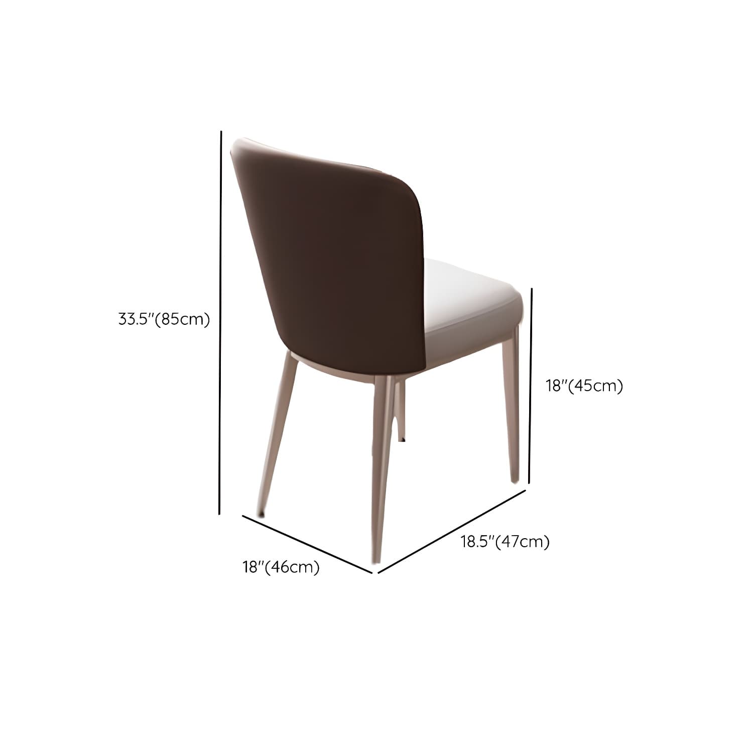 Round Glam Dining Set with White Slate Table Top and Gold Metal Pedestal Base - 1/7/9 Piece Set thumbnail 11
