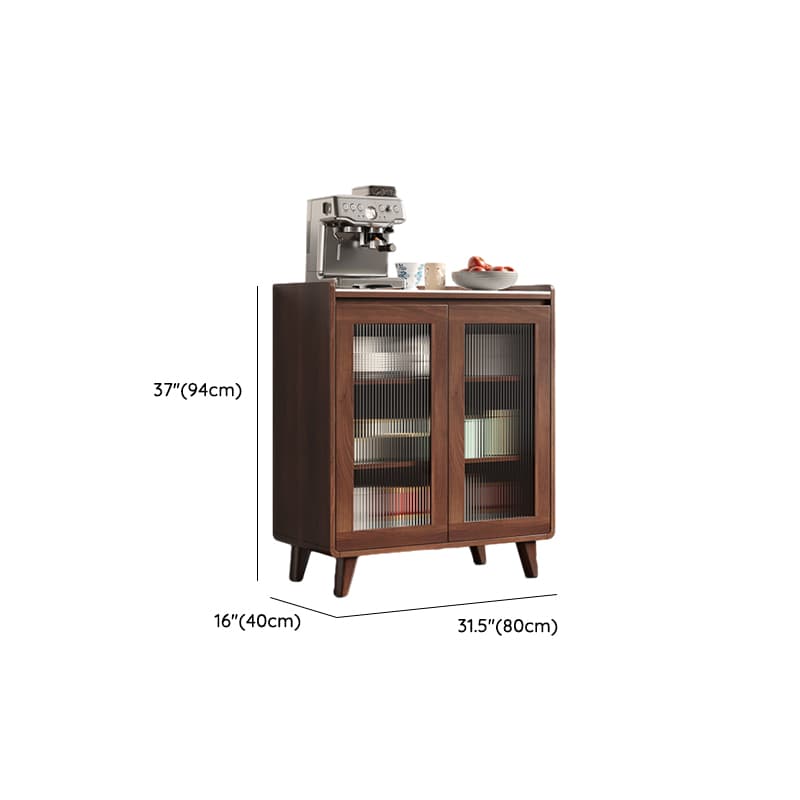 3 Drawers & 2 Doors/3 Doors/4 Doors Standard/Narrow Sintered Stone Sideboard with Drawers & Adaptable Shelf, Cocoa thumbnail 7
