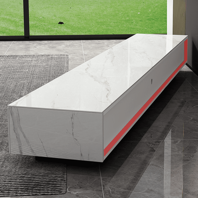 Rectangular TV Stand for Drawing Room with Light and Door thumbnail 12
