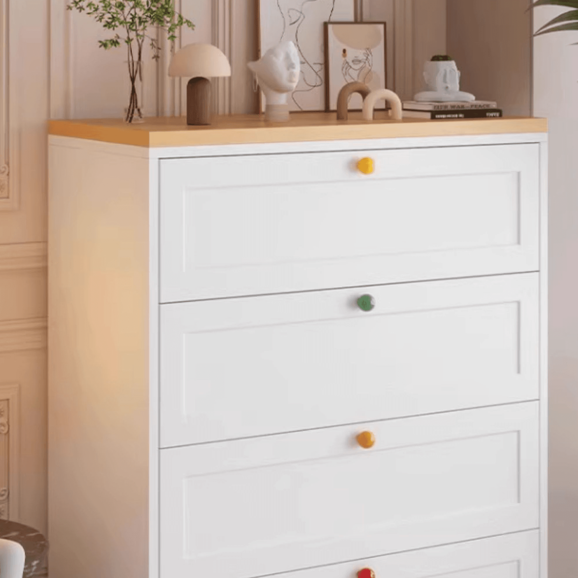 Casual Metal Bachelor Chest/Console Dresser/Semainier thumbnail 6