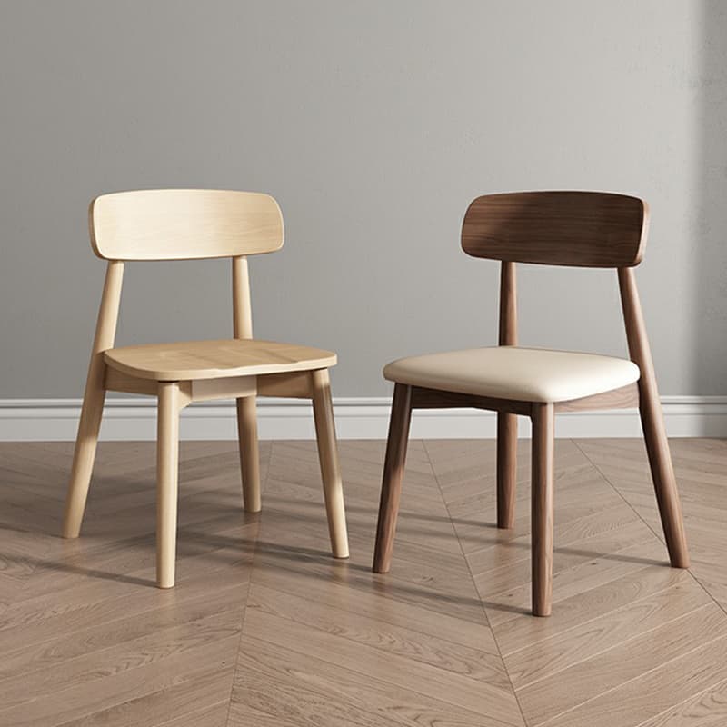 For Restaurant Light-Toned Wood Framed Armless Chair thumbnail 13
