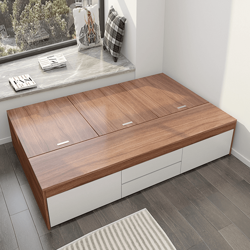 Auburn Contemporary Solid Color Storage Included Bed thumbnail 1