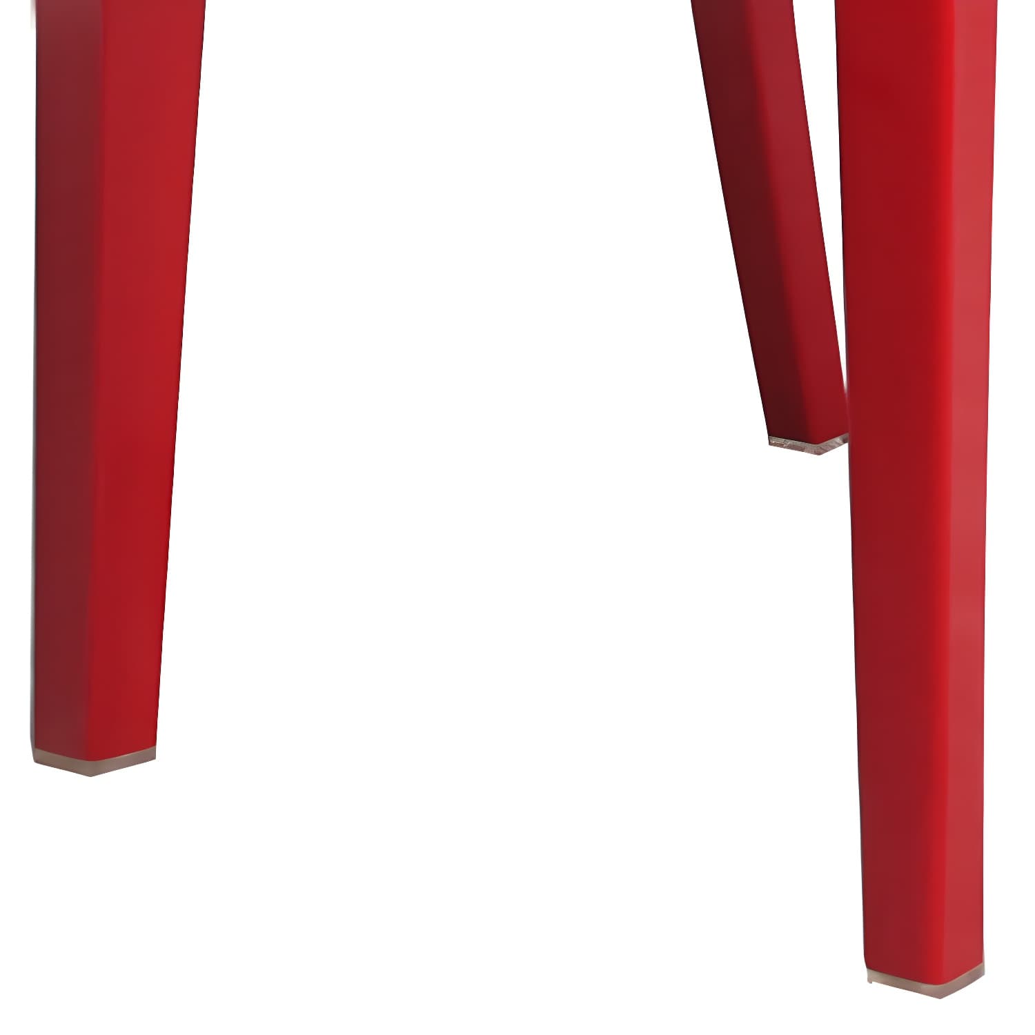 Scandinavian Winehouse Plastic Side Chair Transparent Open Dining Chair (Set of 4) thumbnail 23