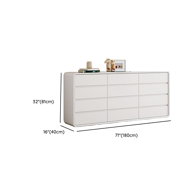 Ivory Contemporary Faux Leather Dresser with 3/4/5 Tiers thumbnail 31