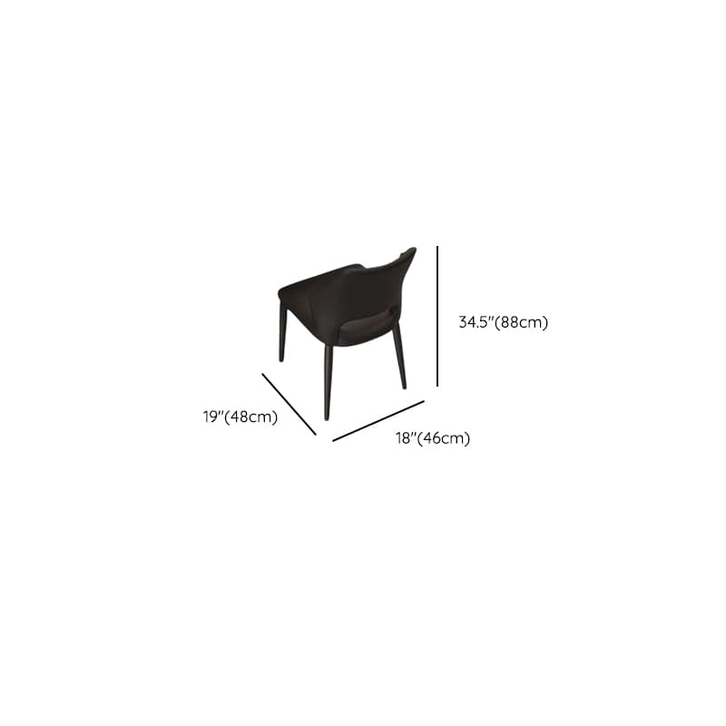 Dining Table Set with Slate Stone Top, Fold-away Leaf, Padded Chair with Back for 6 People in Midnight Black thumbnail 14