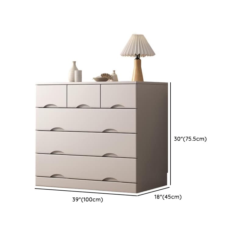Light Gray Simple Cube Console Dresser for Parlor thumbnail 12