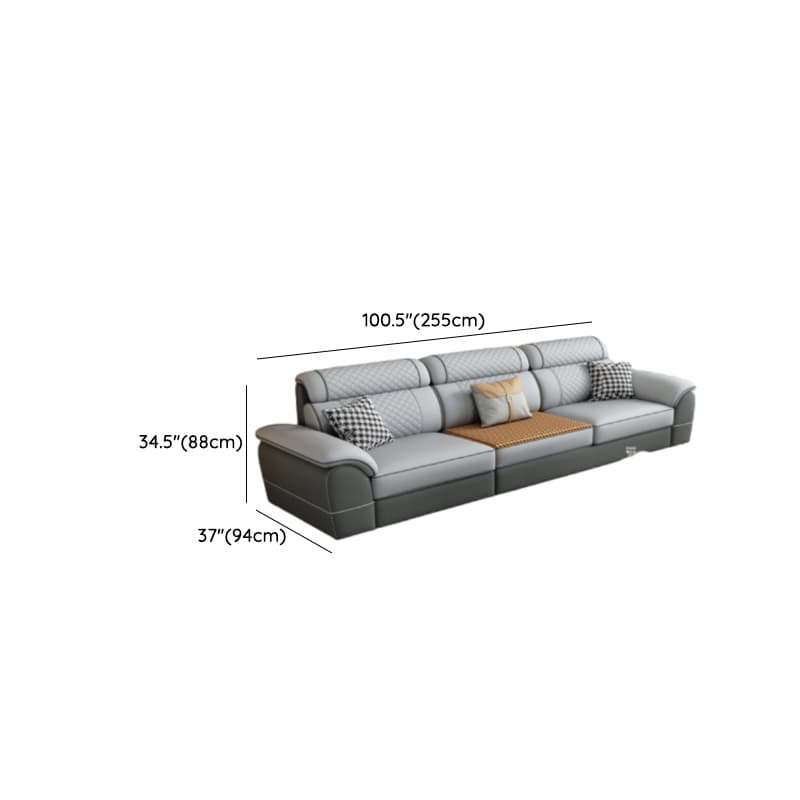 4 Pc L-Shape/Straight Left Hand Facing/Horizontal Sofa Recliner/Sofa Couch for 5 Person thumbnail 23
