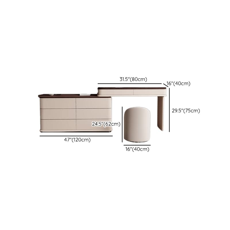 Sleeping Room Scalable Vanity Set/Makeup Vanity with Push-Pull thumbnail 16