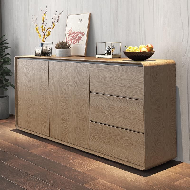 1 Shelf & 2 Doors & 3 Drawers Wood Standard/Narrow Sideboard with Closet & Kitchen Cupboards thumbnail 4