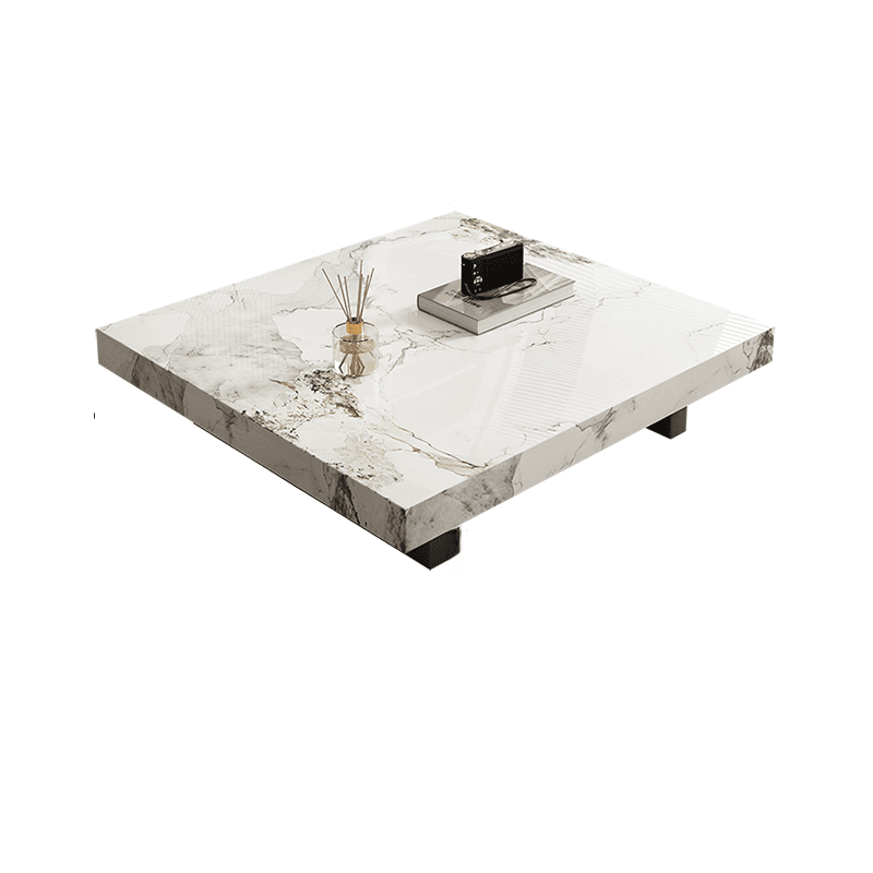 Square Board Game Coffee Table with Sled Base Suitable for Living Room Use thumbnail 1