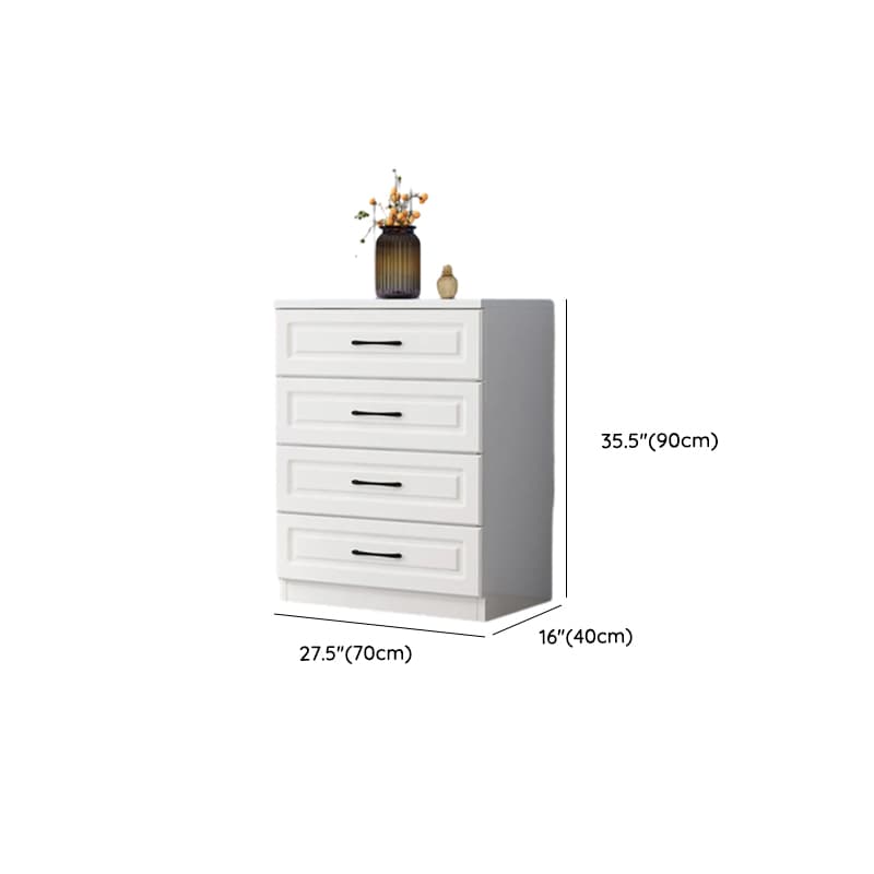 Simple Vertical/Horizontal Chalk Bachelor Chest in Wood with 3 Drawers/5 Drawers/6 Drawers thumbnail 14