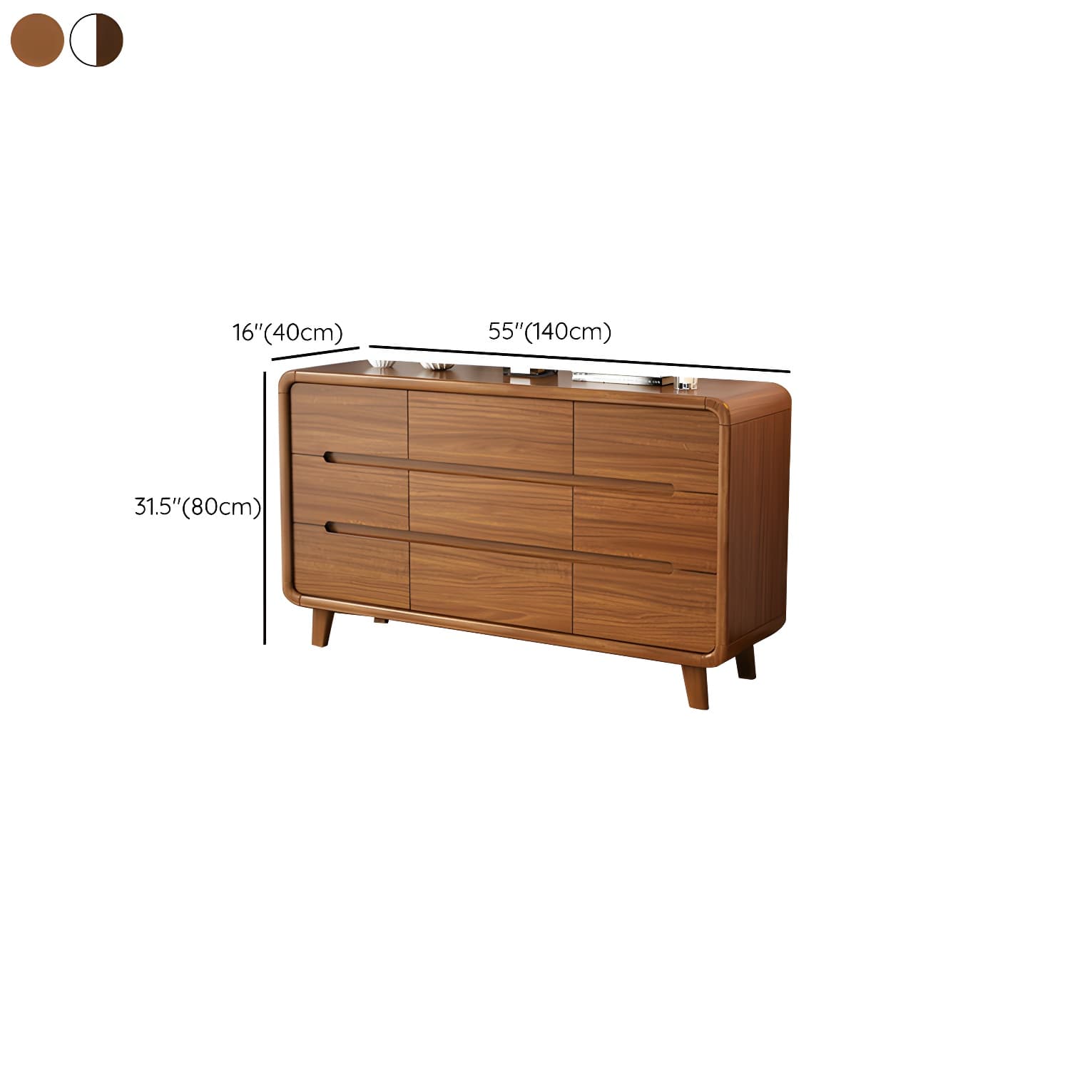 Traditional Wood Dressers with Drawers and Soft Close Glides thumbnail 18