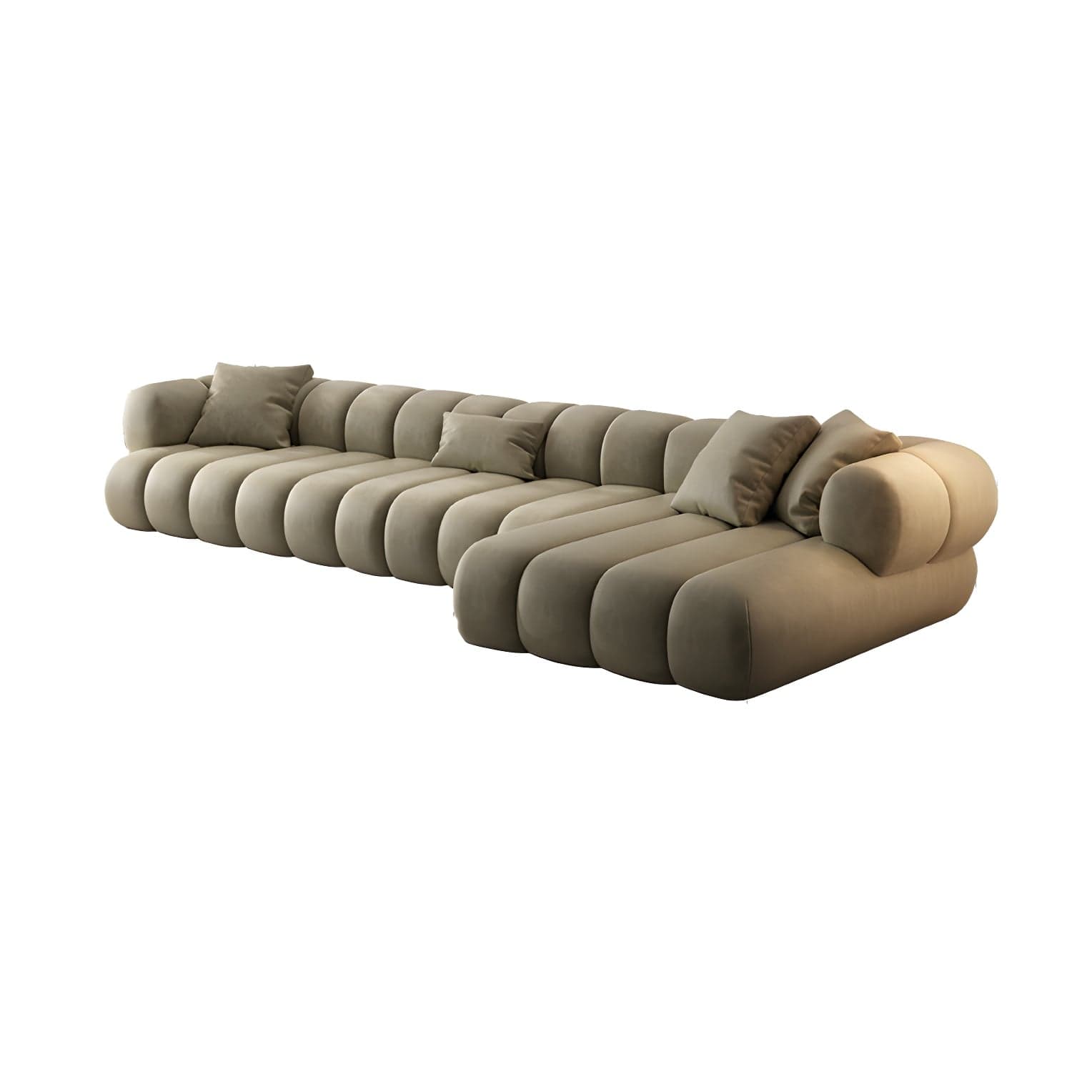 Scandinavian Green Sofa with Tuxedo Arm and Sewn Pillow Back thumbnail 18