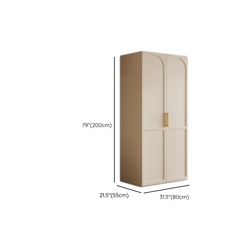 Simplistic White Detached Almirah with 3 Drawers, Interior Shelves, and Hinged Door thumbnail 9