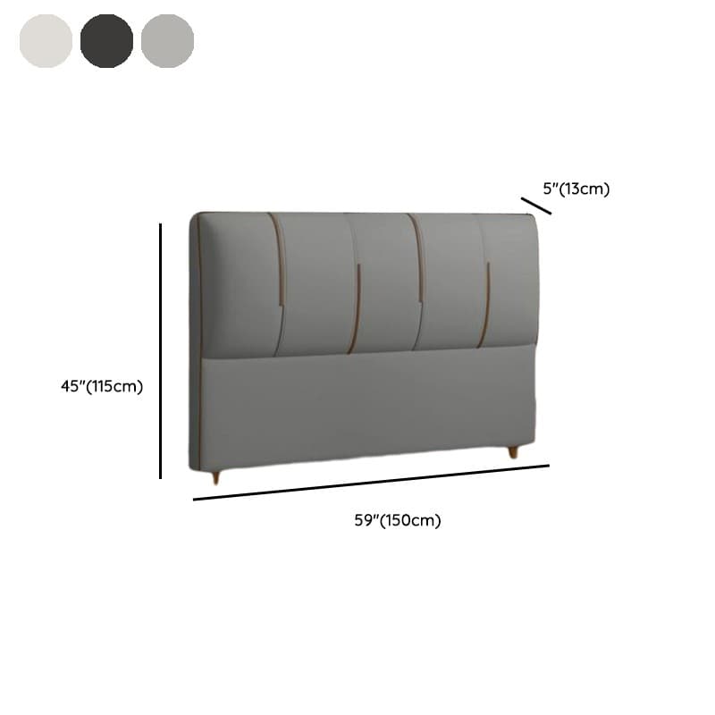 Contemporary Wood Rectangle Sponge Twin(38"W x 75"L)/Full(54"W x 75"L) With Legs, Standard（36-55“） thumbnail 22