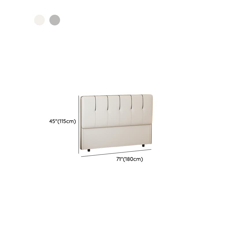 Modish No Distressing Button-tufted Panel Headboard in Rectangle Shape for King/Queen/Full Bed with Sponge Upholstery Fill and Standard Height thumbnail 11