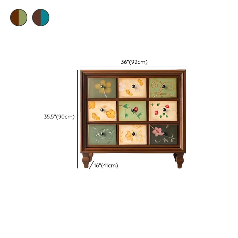 Modern Simple Style 3 Tiers/5 Tiers/4 Tiers Bachelor Chest/Console Dresser/Semainier in Solid+Manufactured Wood, Dyed Finish thumbnail 17