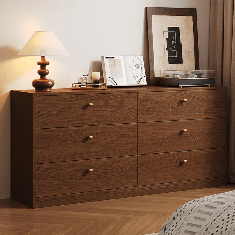 Simple Reclaimed Wood Double Dresser/Bachelor Chest with 8/6/4 Drawers in Horizontal/Vertical Orientation thumbnail 5