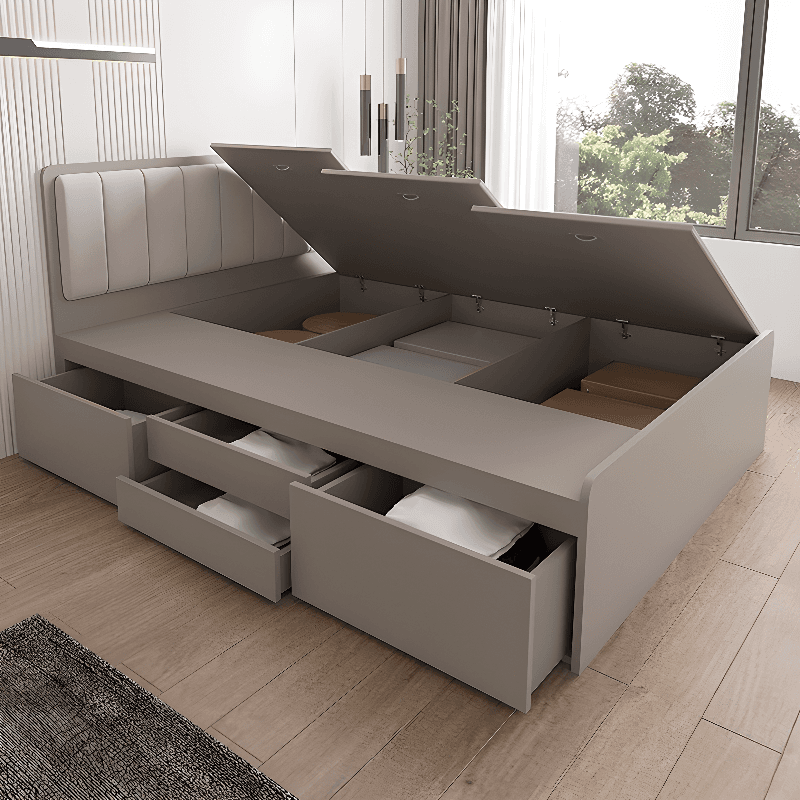 Cream Solid Color Storage Included for Bedroom thumbnail 1