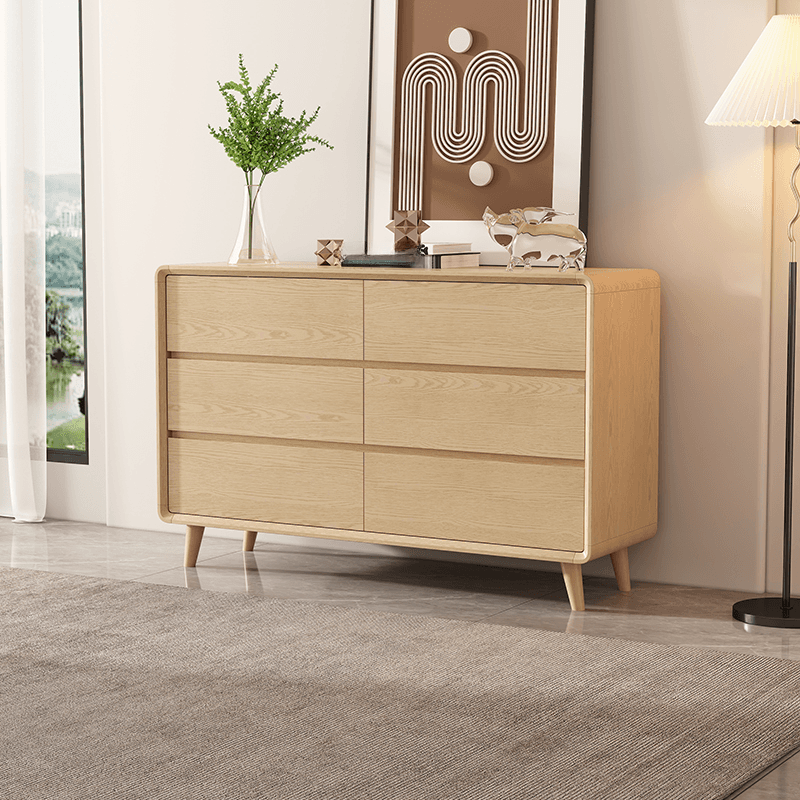 Modern Natural Wood Double Dresser/Bachelor Chest with 9 Drawers/7 Drawers/8 Drawers, Horizontal/Vertical Orientation - image 20