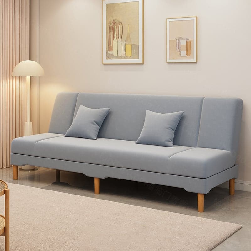 Modern Simple Style Dove Grey/Blue/Green Fold Away Convertible Sofa Living Spaces thumbnail 9