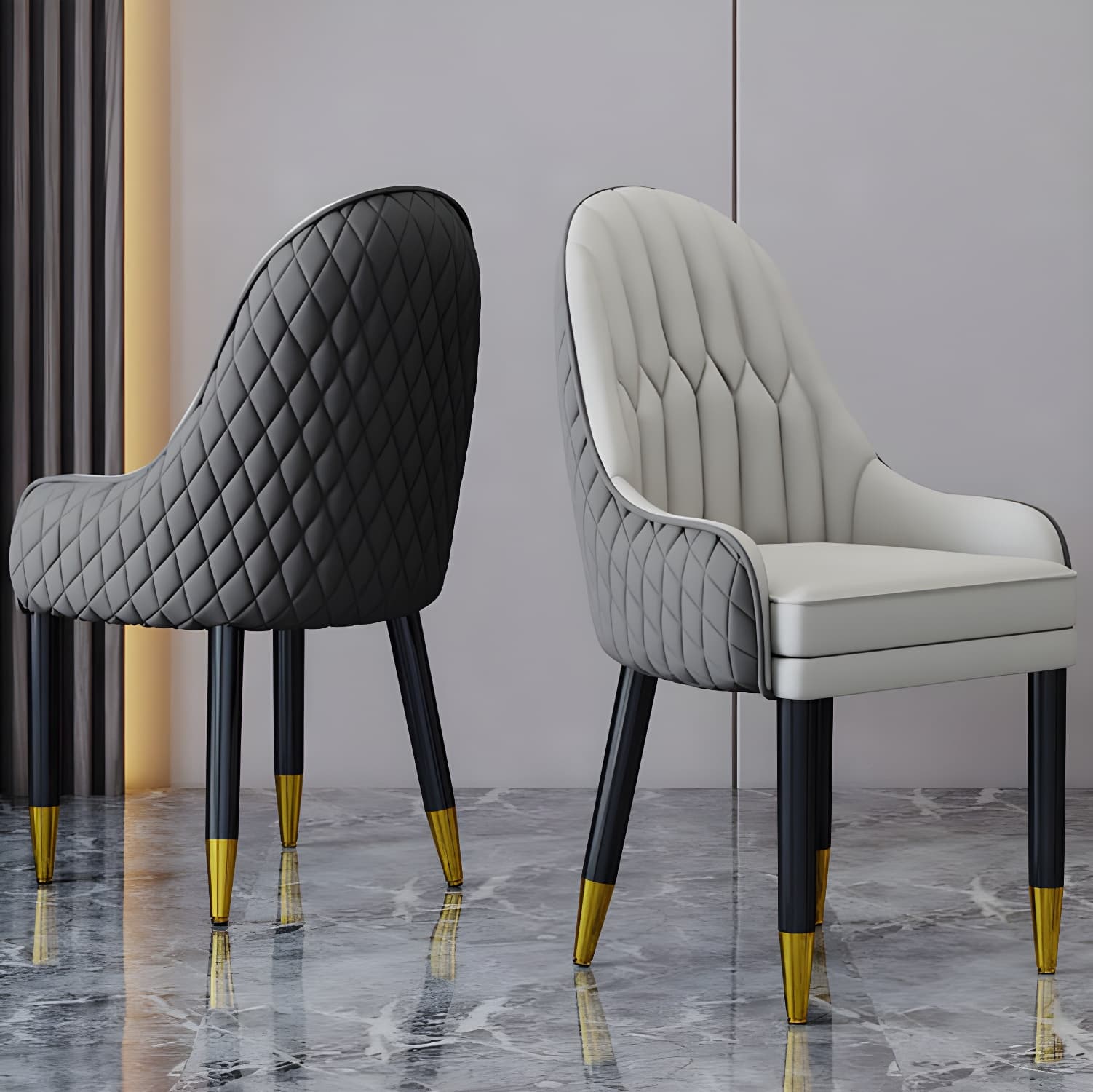 Scandinavian Indoor Arm Chair Upholstered Parsons Back Wood Dining Room Chair thumbnail 21