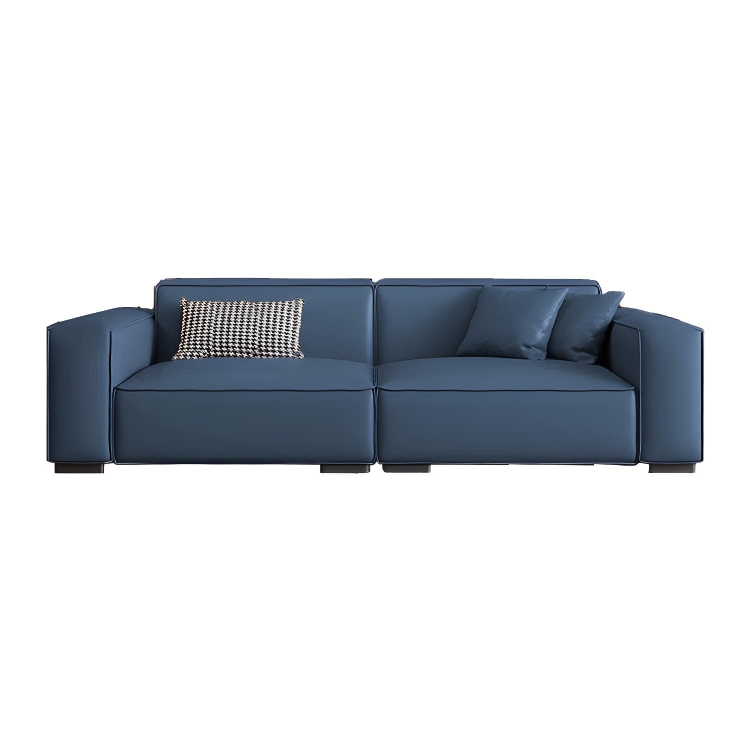 Extra Long Modern Wood Sofa with Stain Resistant Fabric and Seat for 5 People thumbnail 23