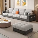 Upholstery Color Light Gray/Dark Gray