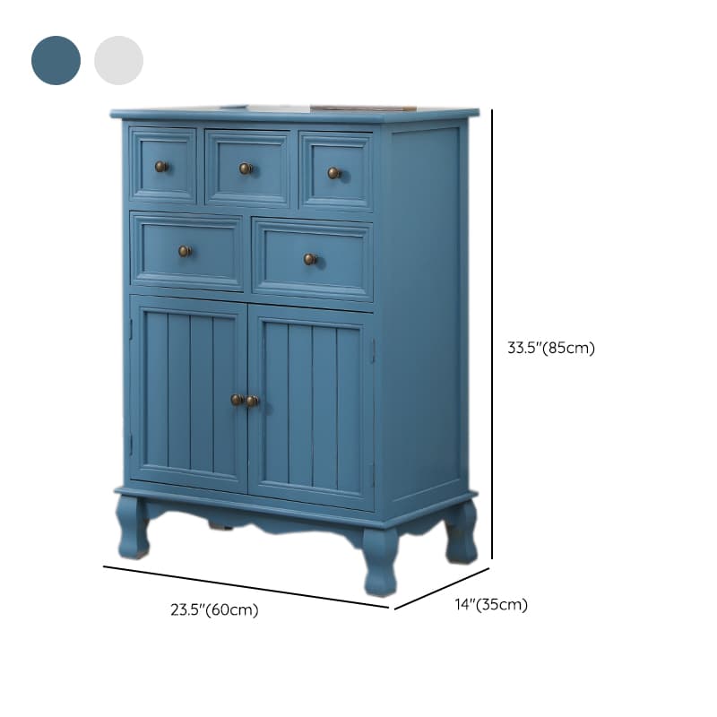Independent Damp-proof Accent Chest/Accent Cabinet in Wood with Drawers in a Retro Style thumbnail 18