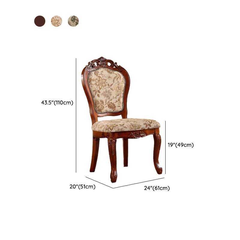 Modern Simple Style Queen Anne Upholstered Arm Chair with Arms, Walnut Timber Legs thumbnail 19
