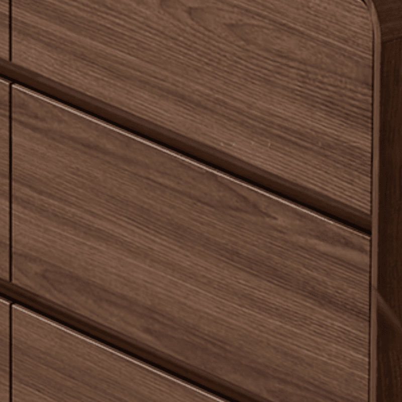 Cocoa Casual Rubberwood Console Dresser/Semainier for Sleeping Quarters with 6/9/5 Drawers in Horizontal/Vertical Orientation thumbnail 4