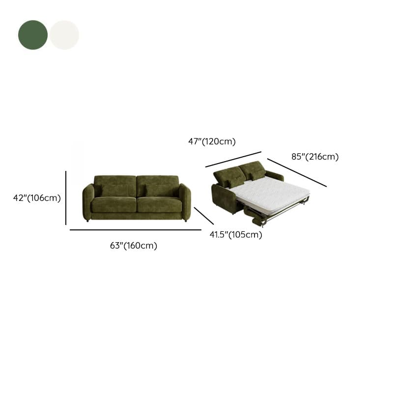 Modish Solid Color Scratch-durable Standard Sofa/Loveseat in Light Gray/Mocha/Off-White for 2-seater thumbnail 11