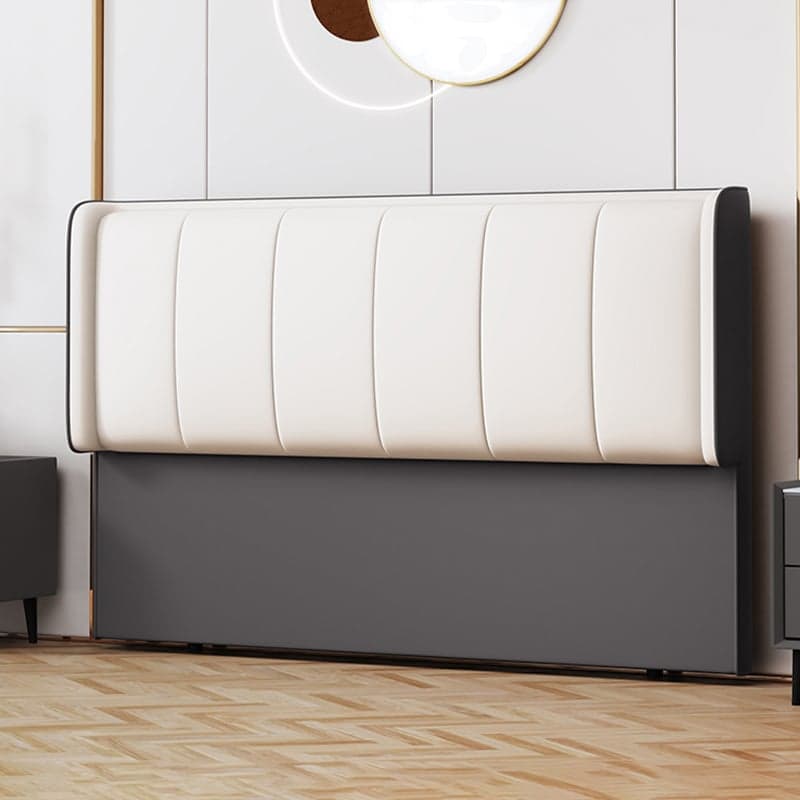 Trendy Panel Headboard in Natural Wood with No Distressing, Rectangle Shape for Twin XL/Full/Queen Bed, Featuring Sponge Upholstery Fill and Standard Height thumbnail 6