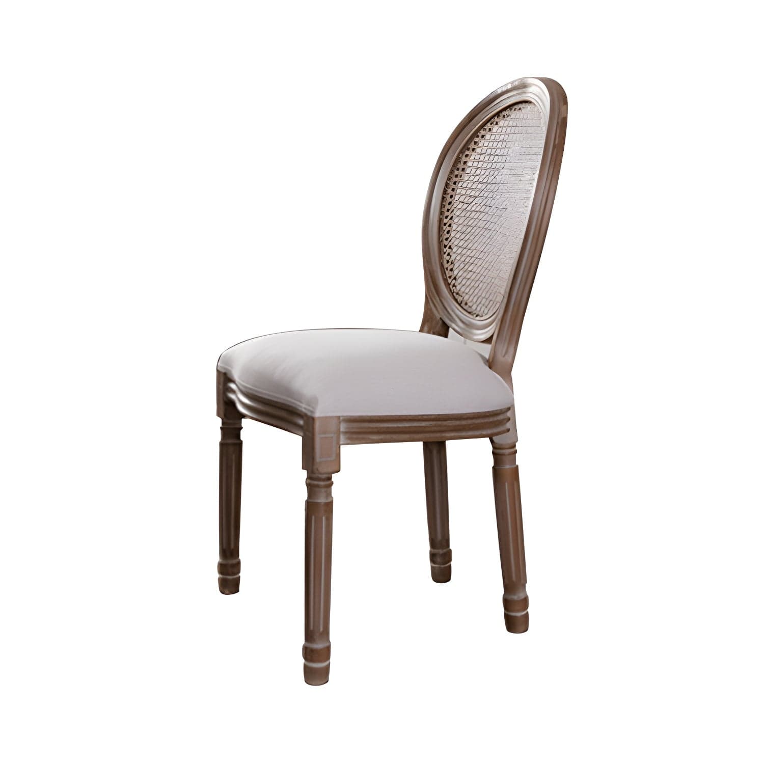 Farmhouse Dining Chair with Wood Legs King Louis Back Side Chair for Home Use thumbnail 7