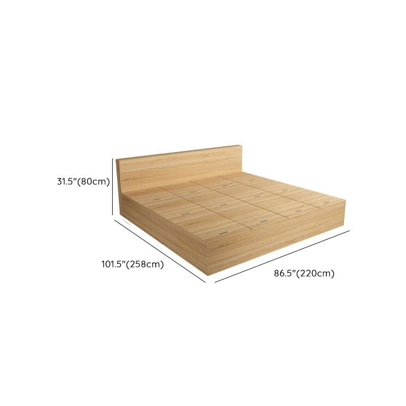 Natural Color Solid Color Storage Included with Storage Drawer for Bedroom thumbnail 7