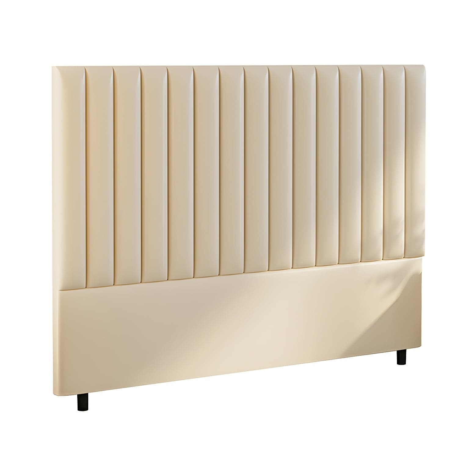 Pine Solid Wood Bed Headboard Freestanding Modern Leather Panel thumbnail 12