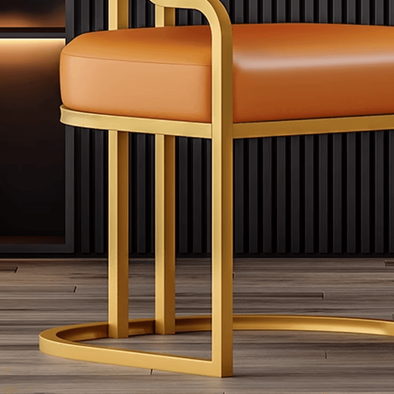 Glam/Casual Alloy Arm Chair with Cushioned Uncovered Back and Armrest thumbnail 15