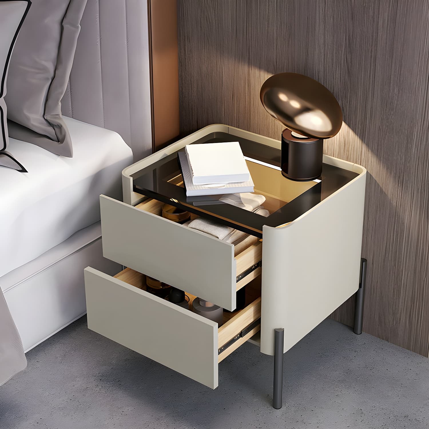 Modern Wood Dresser - Horizontal Design - Ample Drawer Space - Stylish Bedroom Storage thumbnail 14
