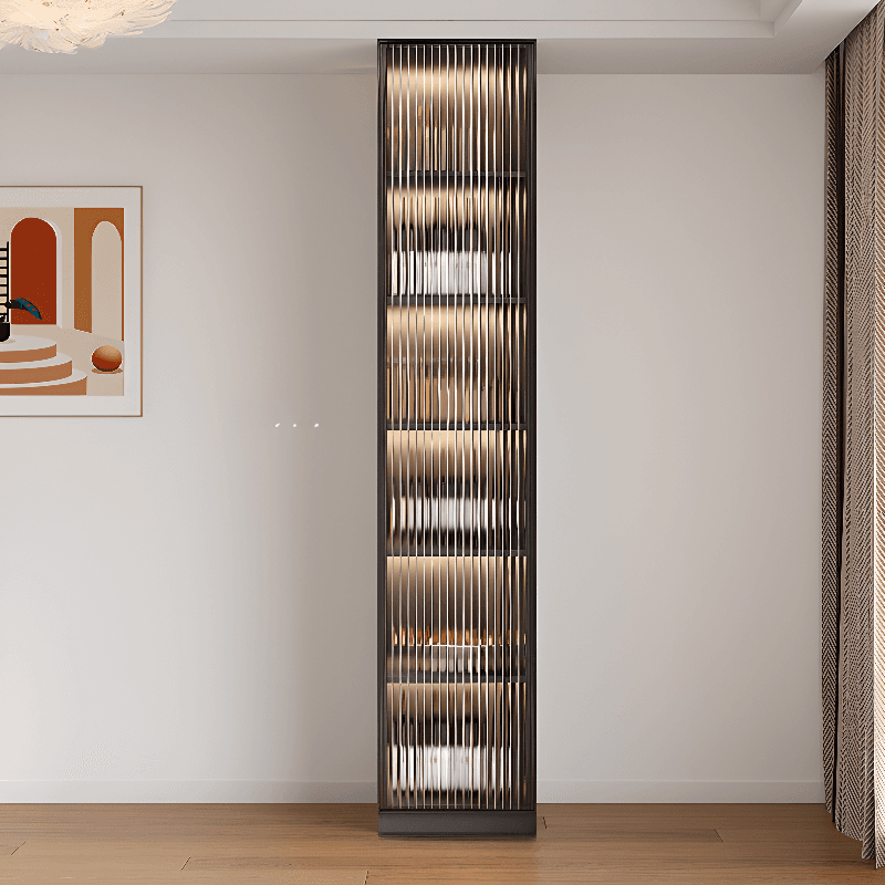 Trendy Sideboard with 3 Drawers, Cupboard, Wide/Standard/Narrow Sizes, 2/1 Shelves, Cabinets, and Glass-panel Door thumbnail 1
