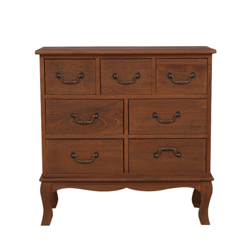 French Wood Vertical Console Dresser with 9 Drawers/7 Drawers/10 Drawers thumbnail 15