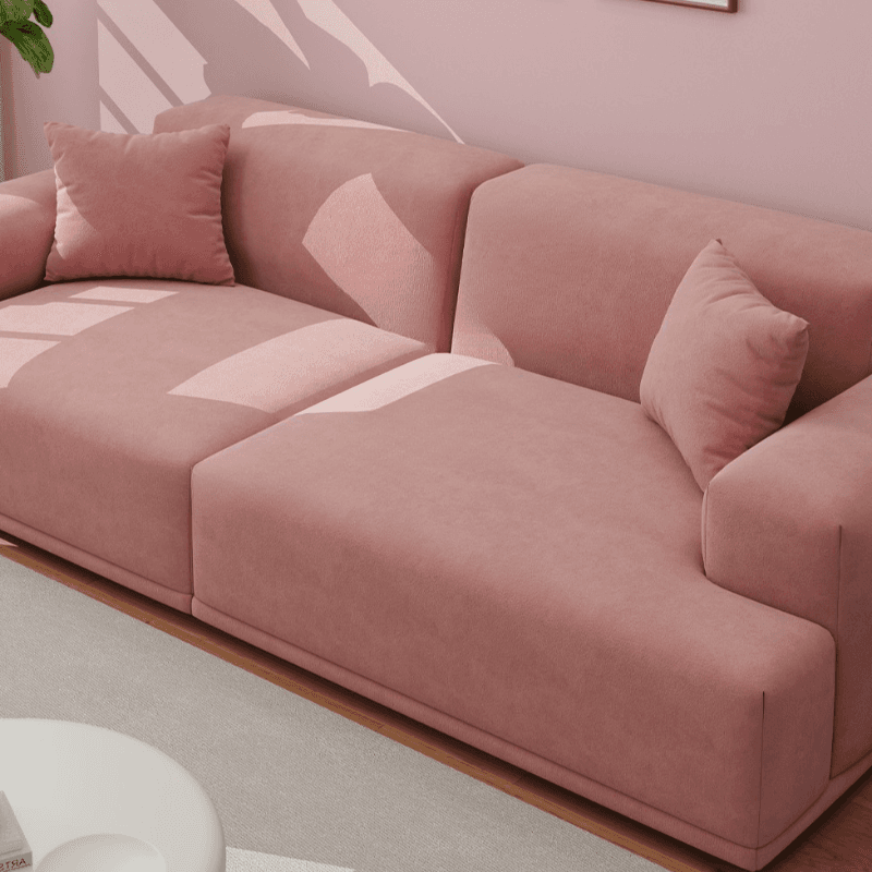 Modish Solid Color Standard Sofa in Black/Light Brown/Coffee for 5 Person/4-seater/3-seater thumbnail 13