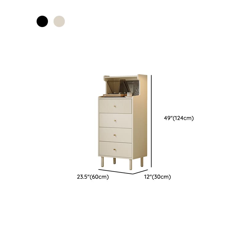Casual Composite Wood Bachelor Chest/Console Dresser with Shelves, 4 Drawers/8 Drawers, Vertical/Horizontal Orientation thumbnail 24