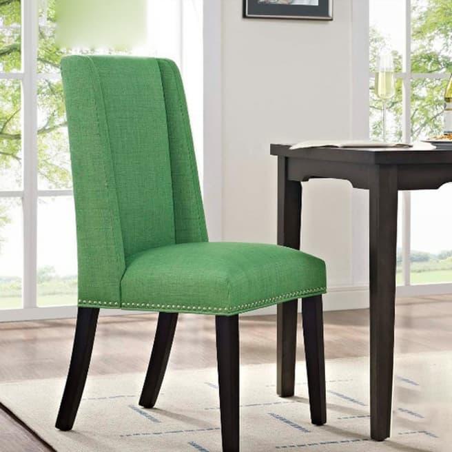Flannel/Linen/PU Upholstered Stable Framed Armless Chair with Parsons Back and Nailhead Trim for Dinette in a Trendy Style thumbnail 14