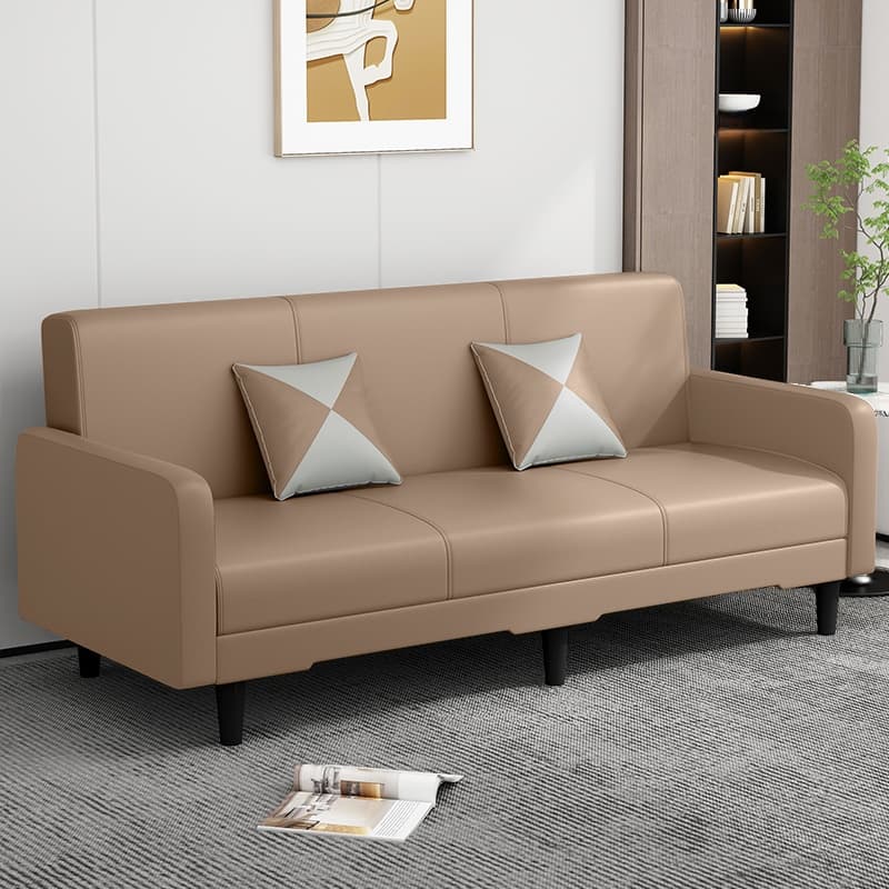 Drawing Room Gray/Light Brown/Off-White Standard Sofa with Armrest thumbnail 4
