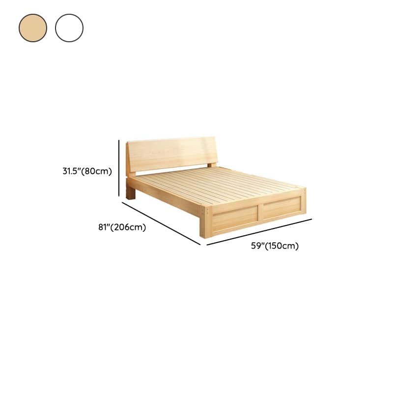 Casual Pine Wood Cabinet Bed/Pallet Bed Frame with 2 Drawers thumbnail 23