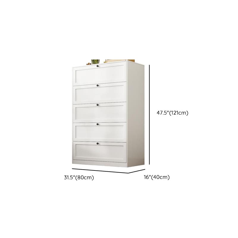 Chalk Casual Alloy Bachelor Chest/Lingerie Chest with 4/5/3 Drawers Vertical/Horizontal thumbnail 19